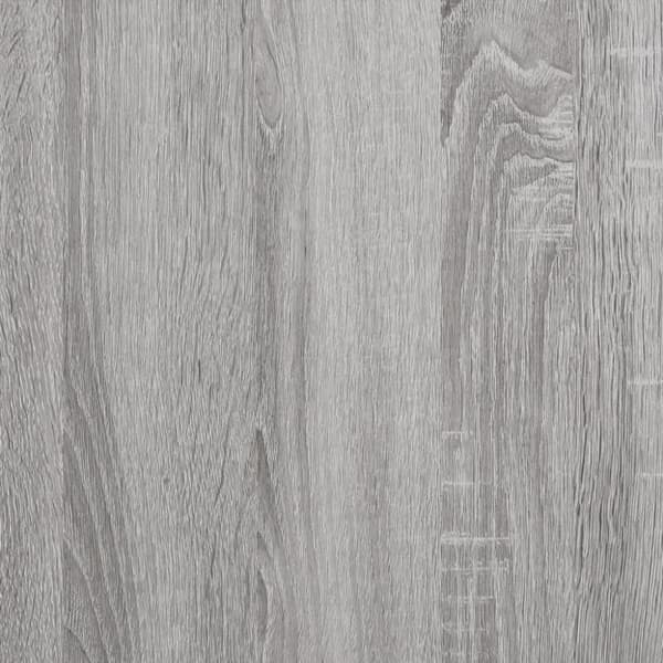 vidaXL Veggmonterte nattbord 2 stk grå sonoma 50x36x25 cm