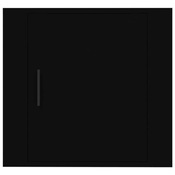 vidaXL Veggmonterte nattbord 2 stk svart 50x30x47 cm