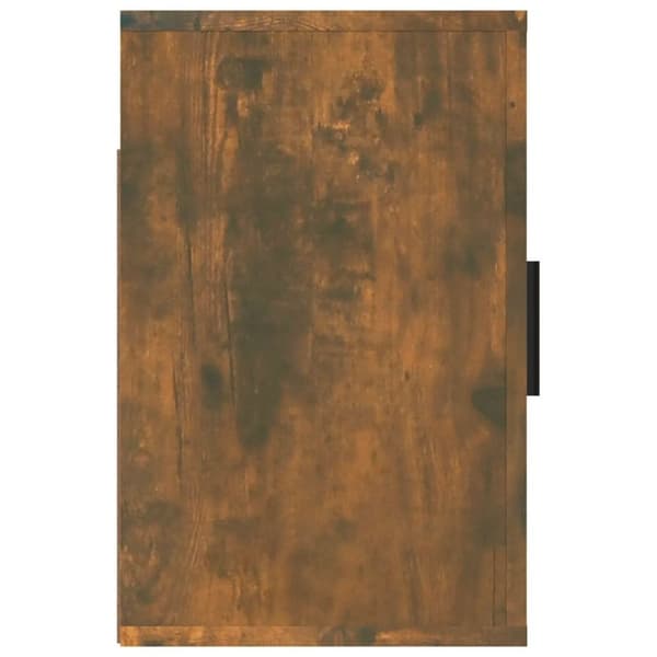 vidaXL Veggmontert nattbord røkt eik 50x30x47 cm