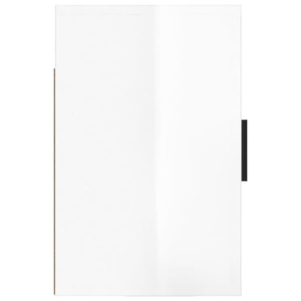 vidaXL Veggmonterte nattbord 2 stk høyglans hvit 50x30x47 cm