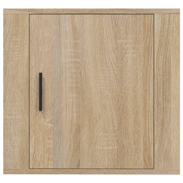 vidaXL Veggmontert nattbord sonoma eik 50x30x47 cm