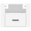 Miniatyrbilde 6 av 11: vidaXL Veggmonterte nattbord 2 stk hvit 50x36x40 cm