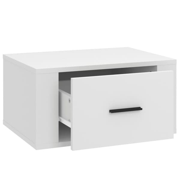 vidaXL væghængte sengeborde 2 stk. 50x36x25 cm hvid