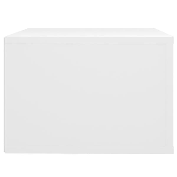 vidaXL væghængte sengeborde 2 stk. 50x36x25 cm hvid
