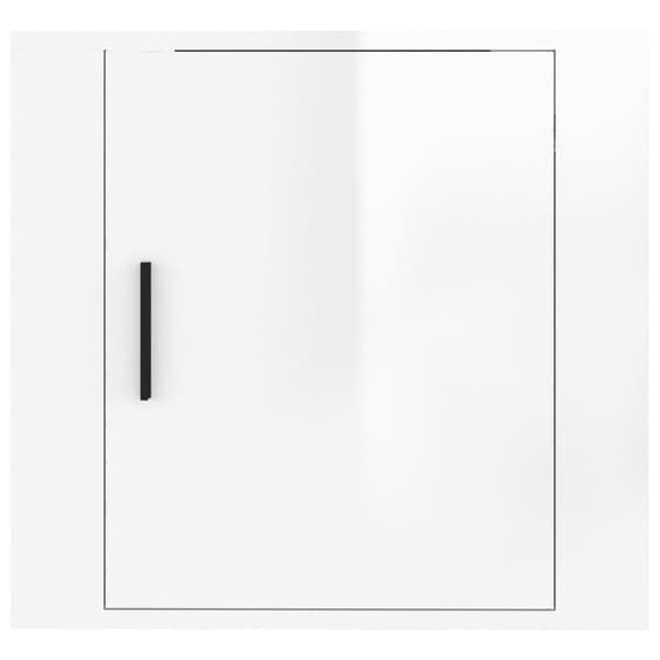 vidaXL væghængte sengeborde 2 stk. 50x30x47 cm hvid højglans
