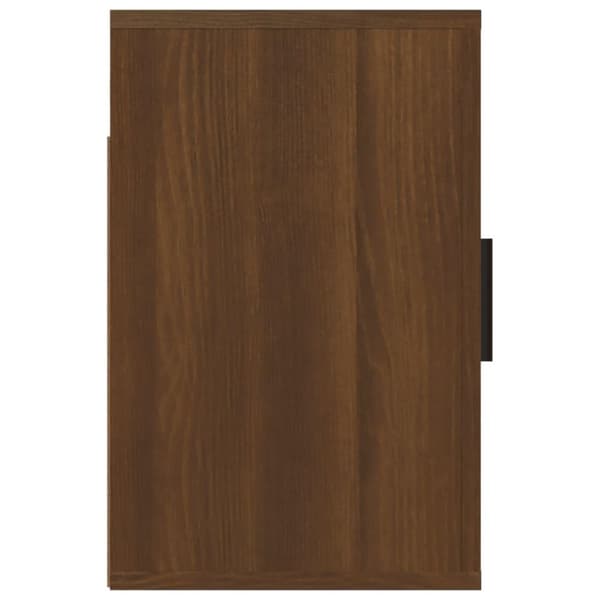 vidaXL væghængt sengebord 50x30x47 cm brun egetræsfarve