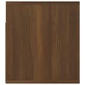 Miniatyrbilde 7 av 10: vidaXL Veggmontert nattbord brun eik 50x36x40 cm
