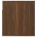 Miniatyrbilde 8 av 11: vidaXL Veggmonterte nattbord 2 stk brun eik 50x36x40 cm