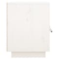 Miniatyrbilde 6 av 10: vidaXL Nattbord 2 stk hvit 40x34x45 cm heltre furu