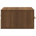 Pikkukuva 8 / 11: vidaXL Seinäkiinnitettävät yöpöydät 2 kpl ruskea tammi 35x35x20 cm