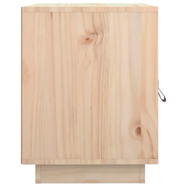 vidaXL Yöpöydät 2 kpl 40x34x45 cm täysi mänty