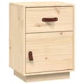 Miniatyrbillede 2 af 11: vidaXL sengebord 40x34x55 cm massivt fyrretræ