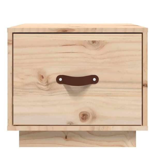 vidaXL sengeborde 2 stk. 40x34x35 cm massivt fyrretræ