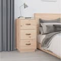 Miniatyrbilde 1 av 9: vidaXL Nattbord 40x40x75 cm heltre furu