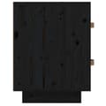Miniatyrbilde 7 av 9: vidaXL Nattbord svart 40x34x45 heltre furu