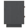 Pikkukuva 7 / 9: vidaXL Yöpöytä harmaa 40x34x45 cm täysi mänty