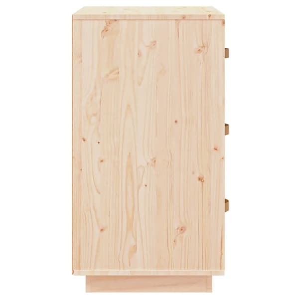 vidaXL sengebord 40x40x75 cm massivt fyrretræ