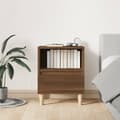 Miniatyrbilde 3 av 11: vidaXL Nattbord 2 stk brun eik 40x35x50 cm