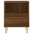 Miniatyrbilde 7 av 11: vidaXL Nattbord 2 stk brun eik 40x35x50 cm
