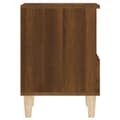 Miniatyrbilde 9 av 11: vidaXL Nattbord 2 stk brun eik 40x35x50 cm