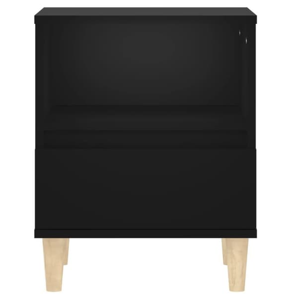 vidaXL Nattbord 2 stk svart 40x35x50