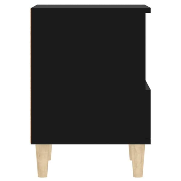 vidaXL Nattbord 2 stk svart 40x35x50
