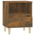 Miniatyrbilde 6 av 11: vidaXL Nattbord 2 stk røkt eik 40x35x50 cm