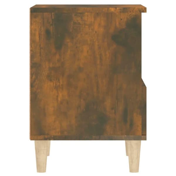 vidaXL Nattbord 2 stk røkt eik 40x35x50 cm