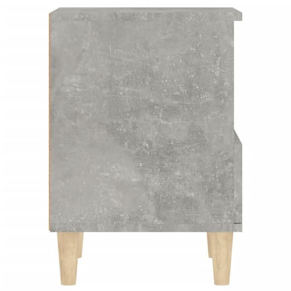 vidaXL Yöpöydät 2 kpl betoninharmaa 40x35x50 cm
