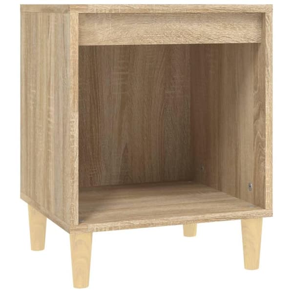 vidaXL Yöpöydät 2 kpl Sonoma-tammi 40x35x50 cm
