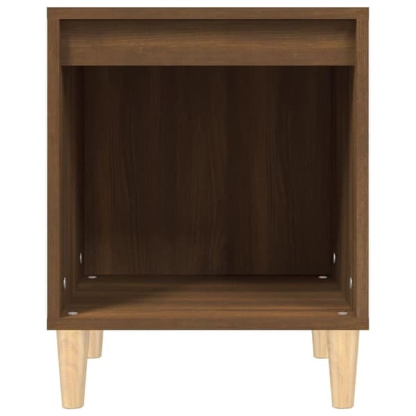 vidaXL Yöpöydät 2 kpl ruskea tammi 40x35x50 cm