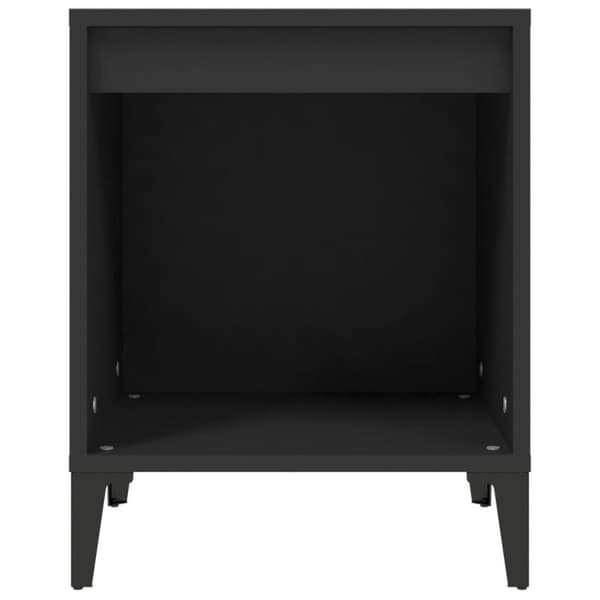 vidaXL Yöpöydät 2 kpl musta 40x35x50 cm