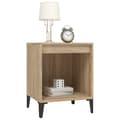 Miniatyrbillede 3 af 9: vidaXL sengeborde 2 stk. 40x35x50 cm sonoma-eg