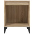 Miniatyrbillede 5 af 9: vidaXL sengeborde 2 stk. 40x35x50 cm sonoma-eg