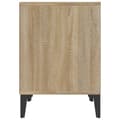 Miniatyrbillede 6 af 9: vidaXL sengeborde 2 stk. 40x35x50 cm sonoma-eg