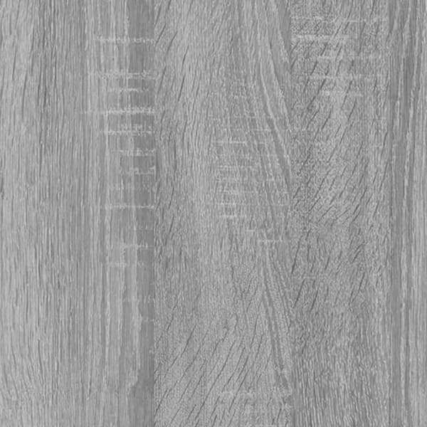 vidaXL sengebord 100x35x40 cm konstrueret træ grå sonoma-eg