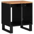 Miniatyrbilde 5 av 11: vidaXL Sidebord 40x31x46 cm heltre akasie og konstruert tre