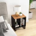 Miniatyrbilde 2 av 11: vidaXL Sidebord 40x31x46 cm heltre akasie og konstruert tre