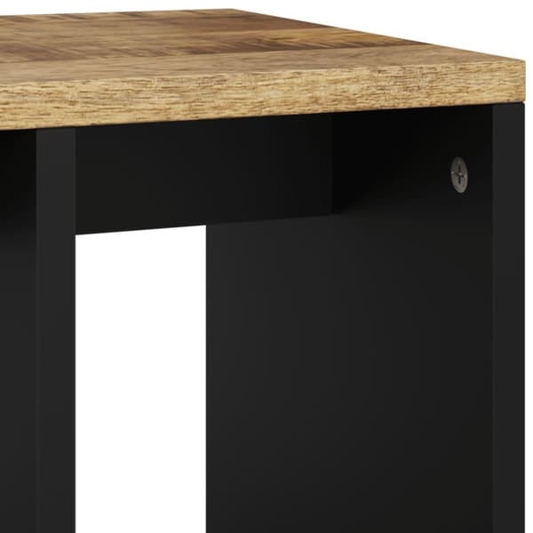 vidaXL Sidebord 40x31x46 cm heltre mango og konstruert tre