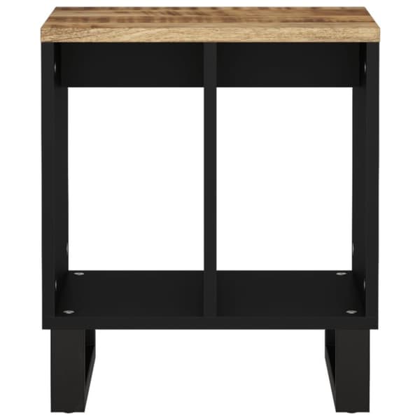 vidaXL sidebord 40x31x46 cm massivt mangotræ og konstrueret træ
