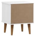 Miniatyrbilde 5 av 7: vidaXL Nattbord MOLDE hvit 40x35x48 cm heltre furu