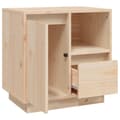 Miniatyrbillede 8 af 11: vidaXL sengebord 50x34x50 cm massivt fyrretræ