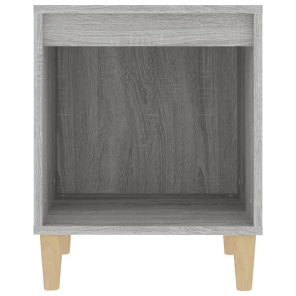 vidaXL sengebord 40x35x50 cm grå sonoma