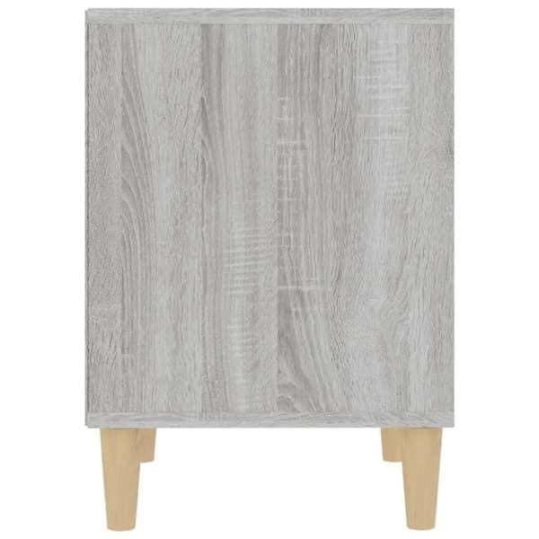 vidaXL sengebord 40x35x50 cm grå sonoma