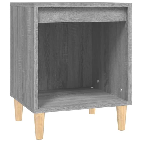 vidaXL sengebord 40x35x50 cm grå sonoma