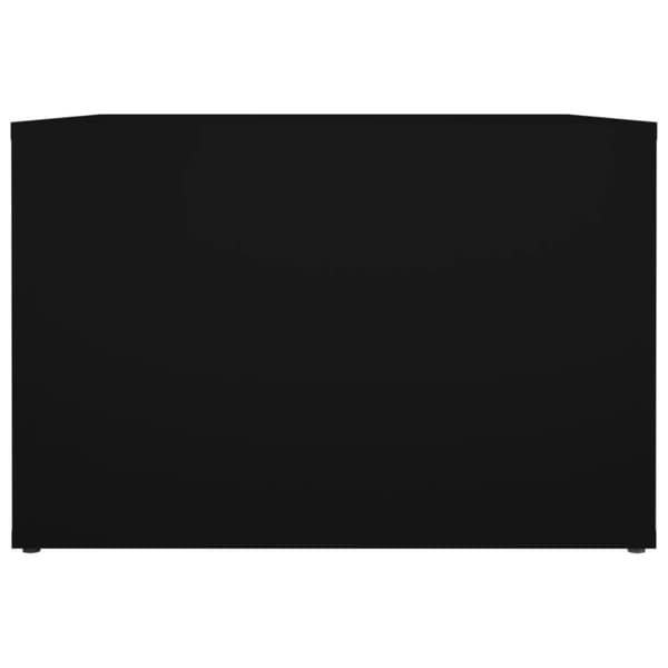 vidaXL sengebord 57x55x36 cm konstrueret træ sort
