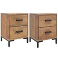 Miniatyrbilde 1 av 10: vidaXL Nattbord 2 stk 36x30x45 cm heltre furu