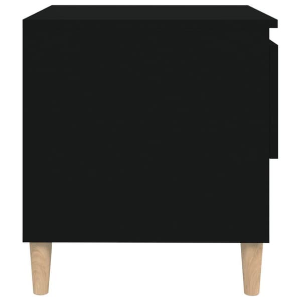 vidaXL Nattbord 2 stk svart 50x46x50 cm konstruert tre