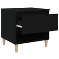 Miniatyrbilde 7 av 11: vidaXL Nattbord 2 stk svart 50x46x50 cm konstruert tre