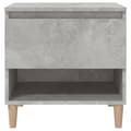 Miniatyrbilde 5 av 11: vidaXL Nattbord 2 stk betonggrå 50x46x50 cm konstruert tre